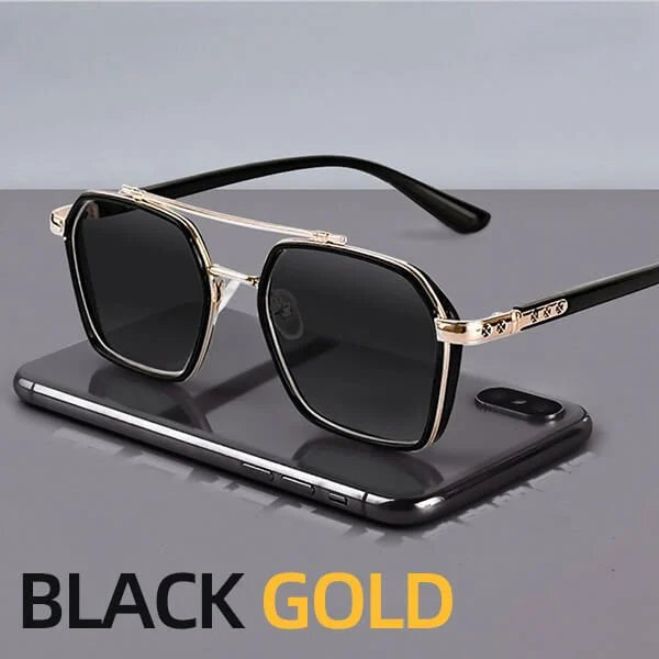 Double Beam Slim Retro PC Frame Optical Glass