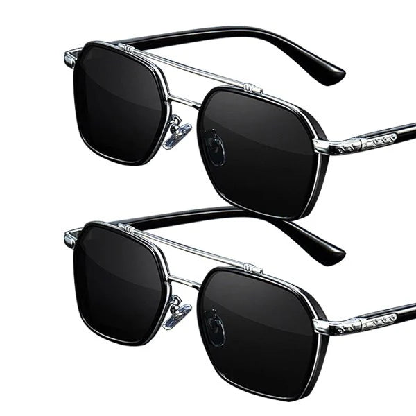 Double Beam Slim Retro PC Frame Optical Glass