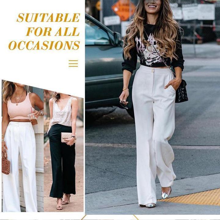 Womans Casual Full Length Loose Pants