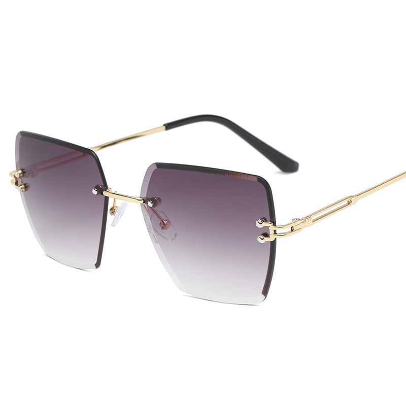 Rimless Gradient Sunglasses