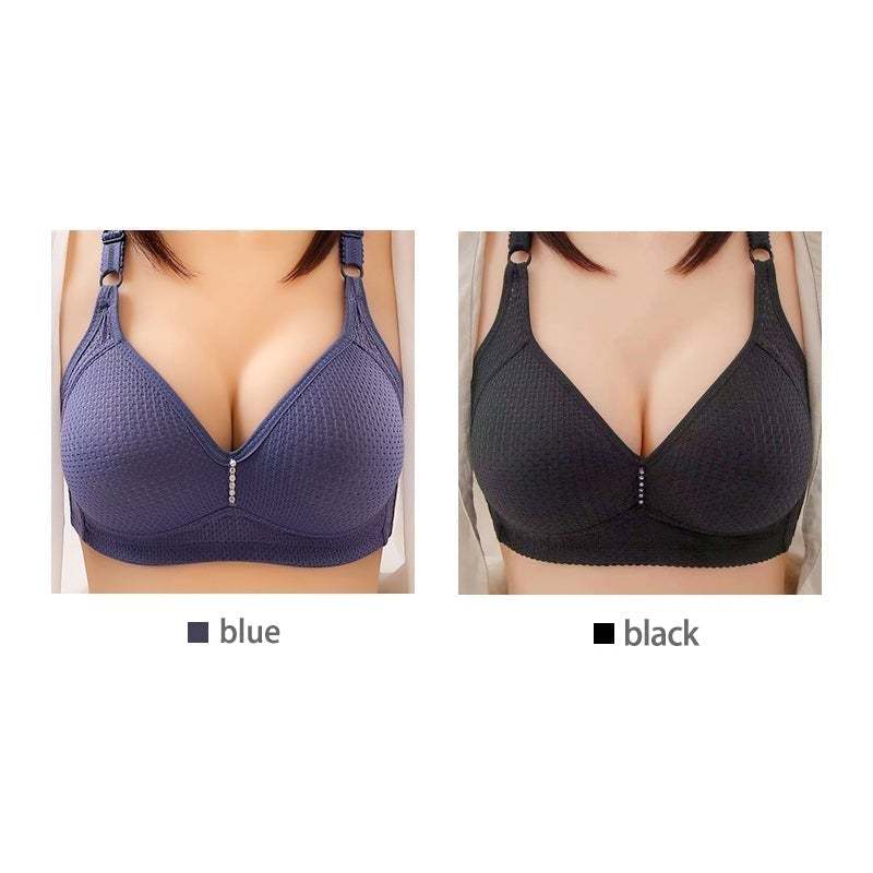 (🎁2025 New Year Hot Sale🎁)🔥Plus Size Bra Women Underwear Wire Free Comfort Soft Breathable🔥