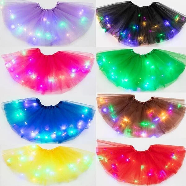 🎅 EARLY XMAS SALE 50% OFF 🔥Magical & Luminous LED Tutu Skirt