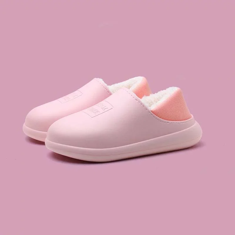 2021 Winter Indoor Warm Non slip Soft Bottom Couple Cotton Slippers