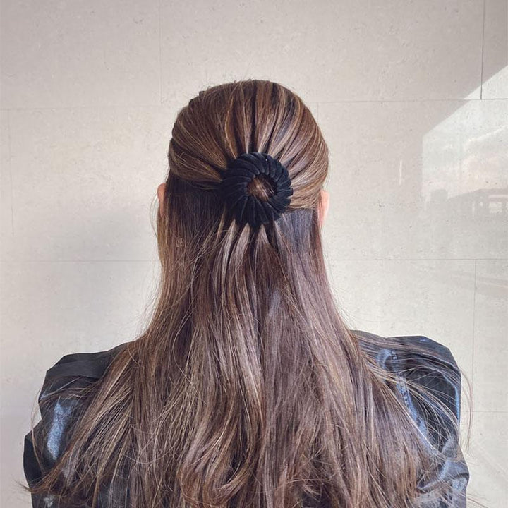 Lazy Bird s Nest Plate Hairpin