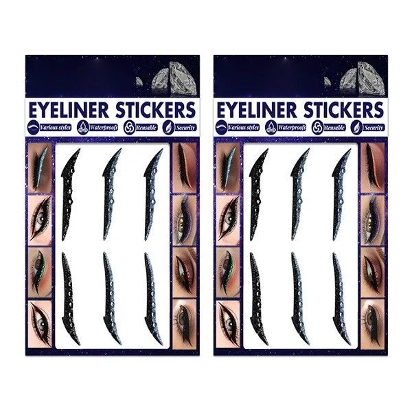 🔥Last Day 49% OFF -Reusable Eyeliner And Eyelash Stickers