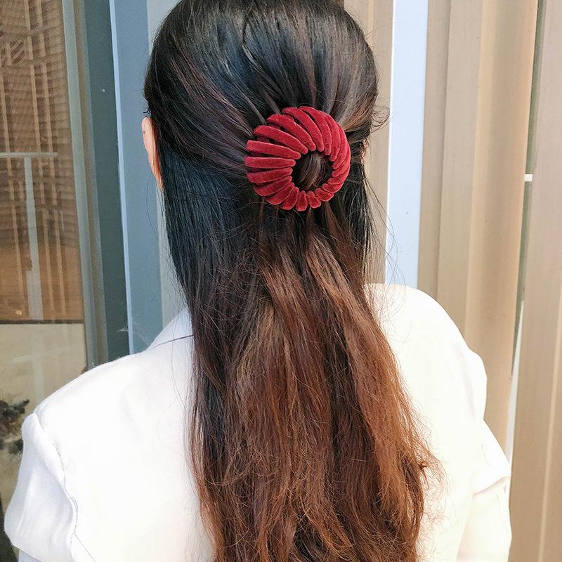 Lazy Bird s Nest Plate Hairpin