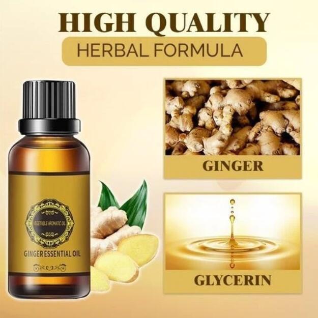 🔥Buy 1Get 1 Free🔥-Belly Drainage Ginger Oil