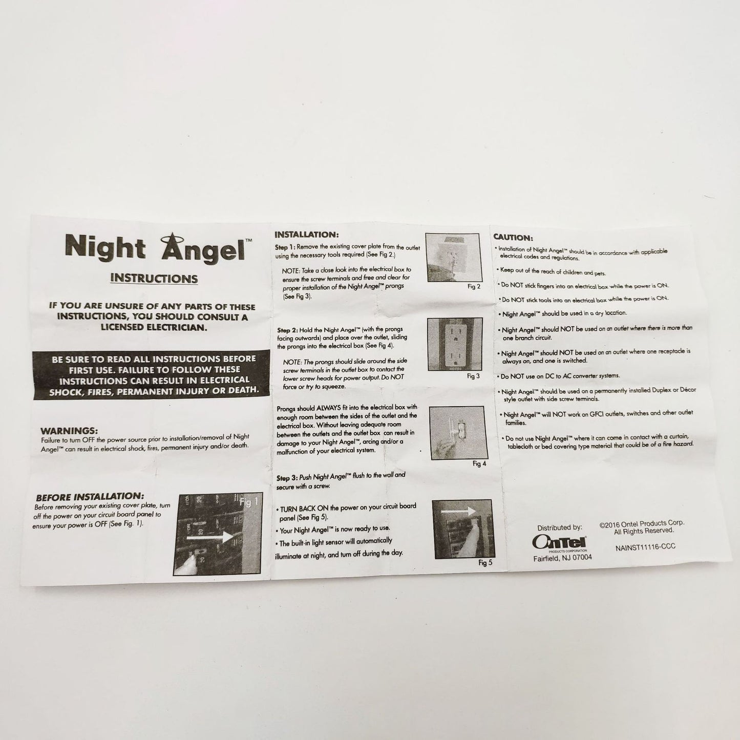 Outlet Wall Plate With Night Lights