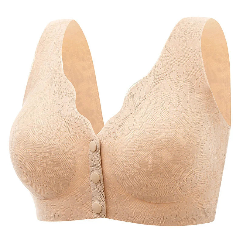 Front Buckle Sleep Bra For Older Women M-3XL