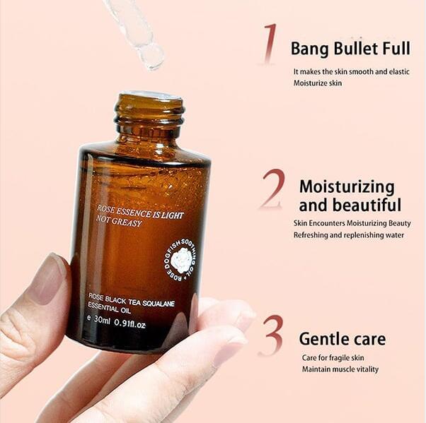 ⚡BUY 2 GET 2 FREE ONLY TODAY⚡ Rose Black Tea Squalane Essential Oil