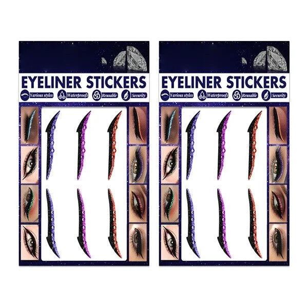 🔥Last Day 49% OFF -Reusable Eyeliner And Eyelash Stickers