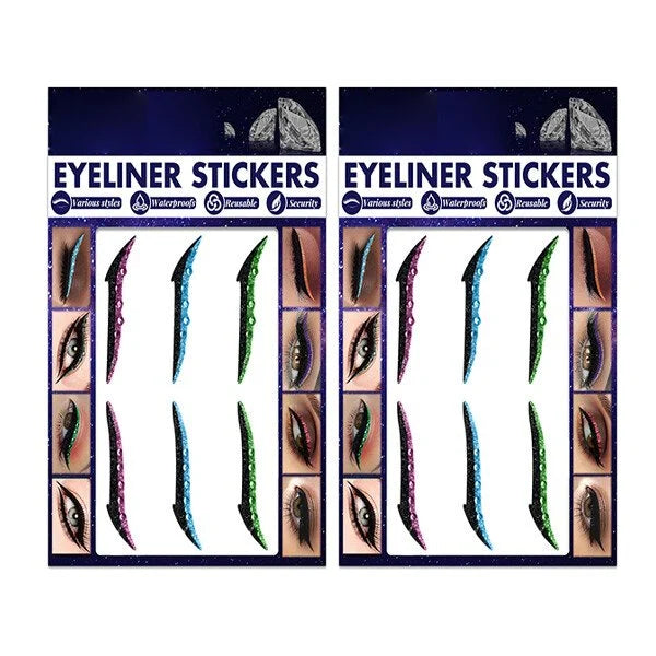 🔥Last Day 49% OFF -Reusable Eyeliner And Eyelash Stickers