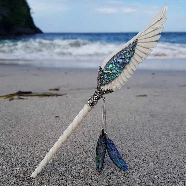 Angels Wing Unicorn Pegasus Hair Stick
