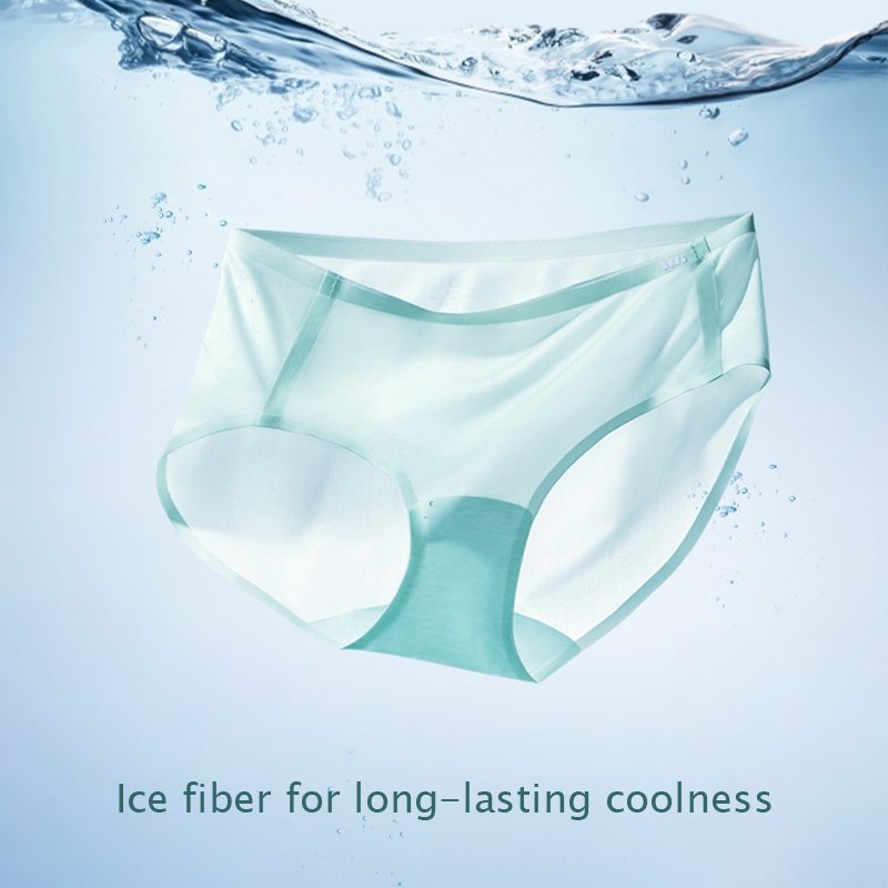 Ultra thin non marking ice silk underwear