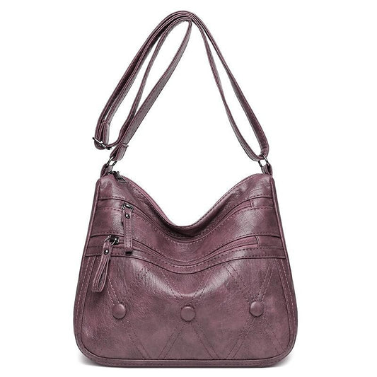 SOFT LEATHER SHOULDER BAG LADIES CROSSBODY MULTIFUNCTIONAL BAG