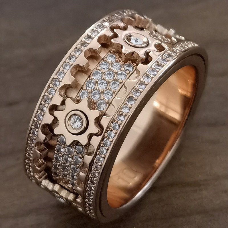 GEAR DIAMOND RING