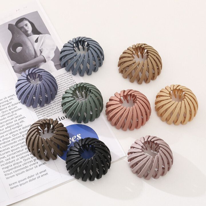 Lazy Bird s Nest Plate Hairpin