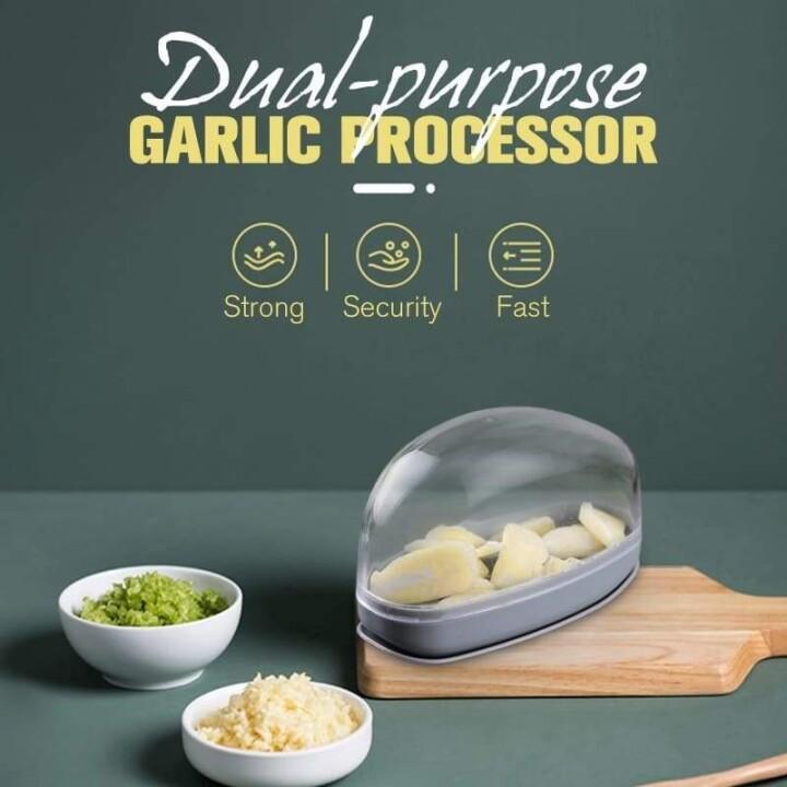 Manual garlic slicer