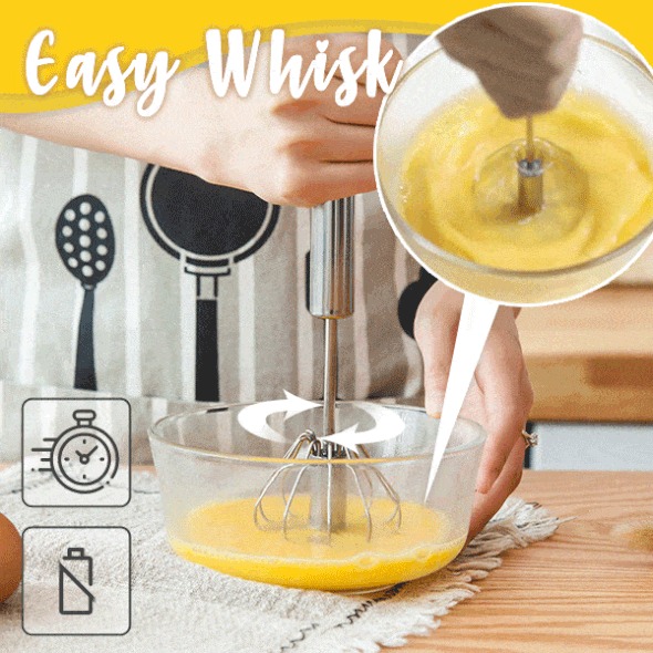 Stainless Steel Semi Automatic Whisk