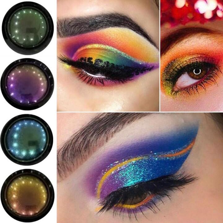 Optical Chameleon Eyeshadow Diamond Gloss Shiny High Gloss Mono Eyeshadow