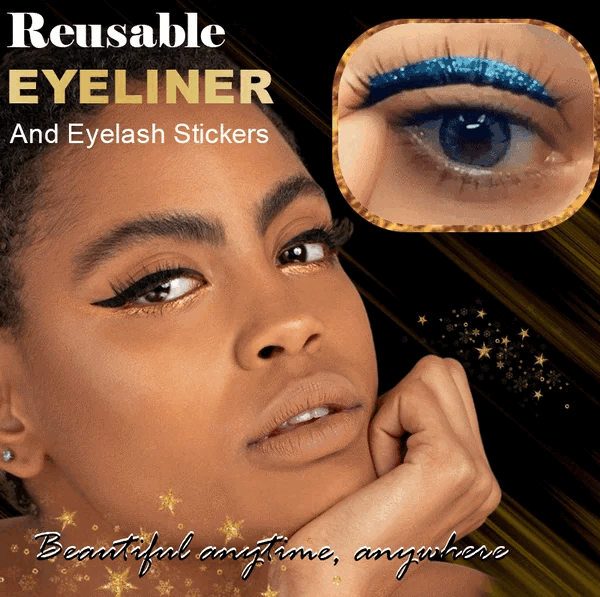 🔥Last Day 49% OFF -Reusable Eyeliner And Eyelash Stickers