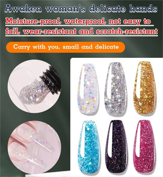 Painless quick nail extension gel