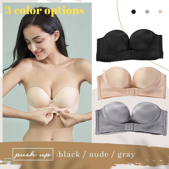 Front Buckle Strapless Ultra lift Bra
