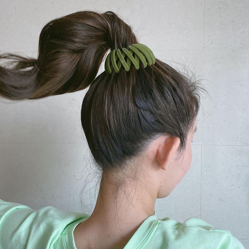 Lazy Bird s Nest Plate Hairpin