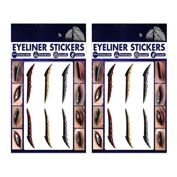 🔥Last Day 49% OFF -Reusable Eyeliner And Eyelash Stickers
