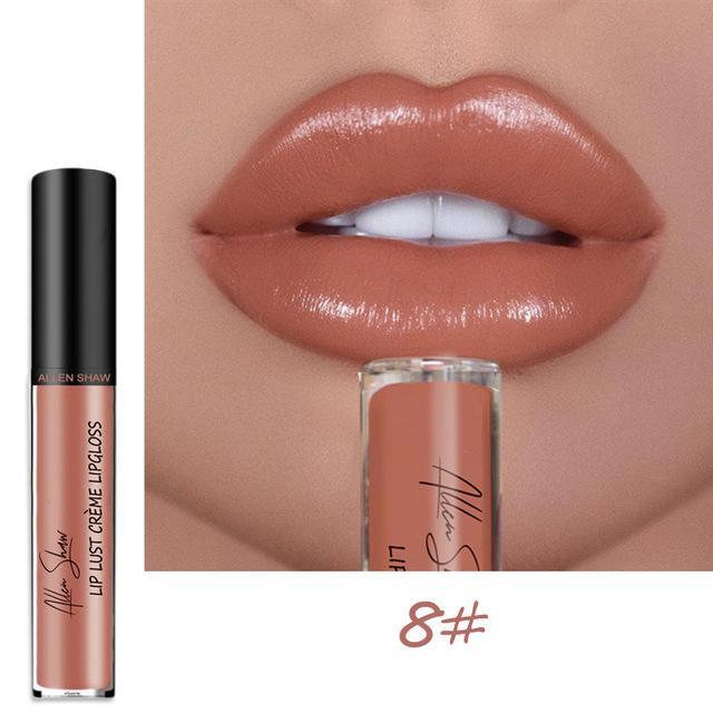 2025 NEW 12 Color Waterproof Long Lasting Moist Lip Gloss Plumper Liquid Lipstick