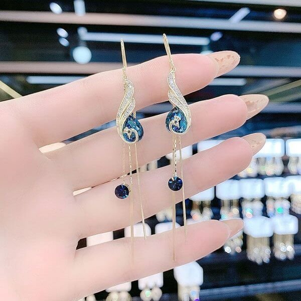 HOT SALE Beautiful peacock earrings