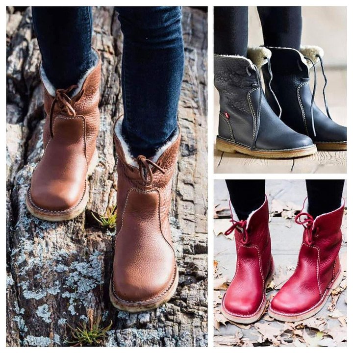 Soft Waterproof Wool Lining Boots