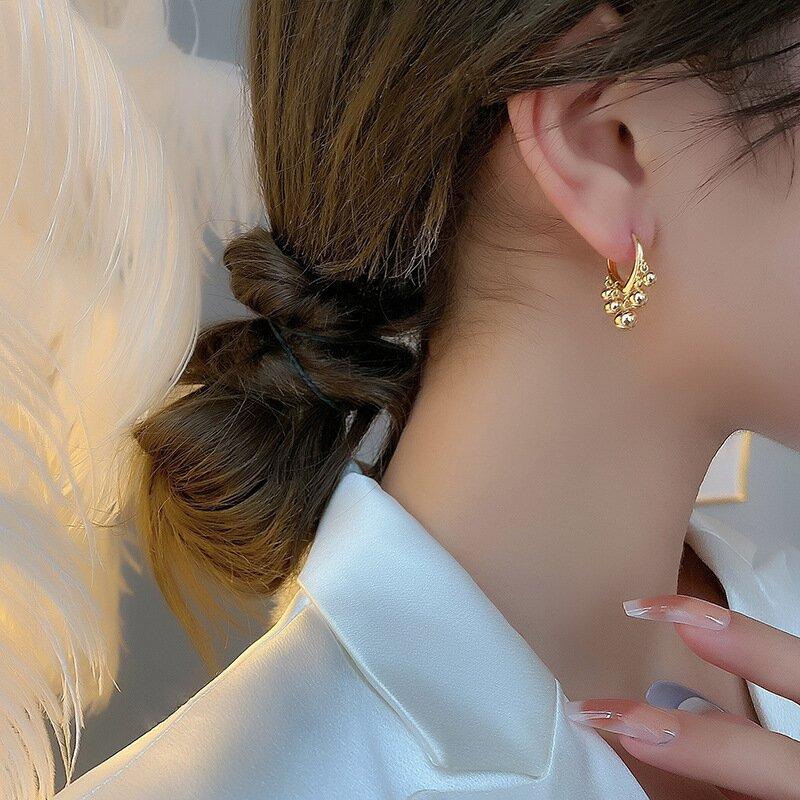 FRENCH DESIGN BALL DROP EARRINGS