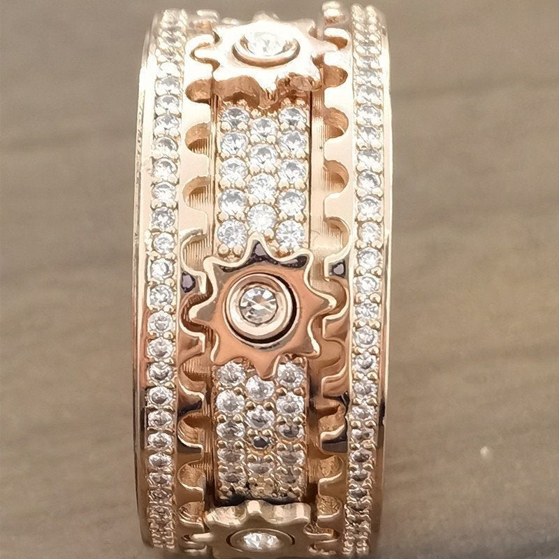 GEAR DIAMOND RING