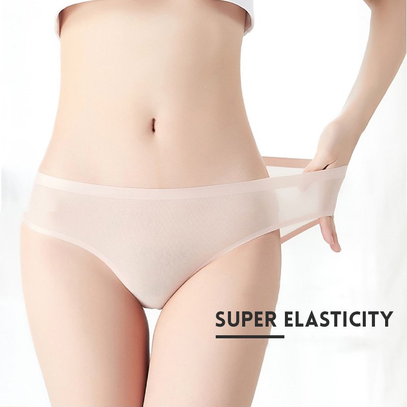 Ultra thin non marking ice silk underwear