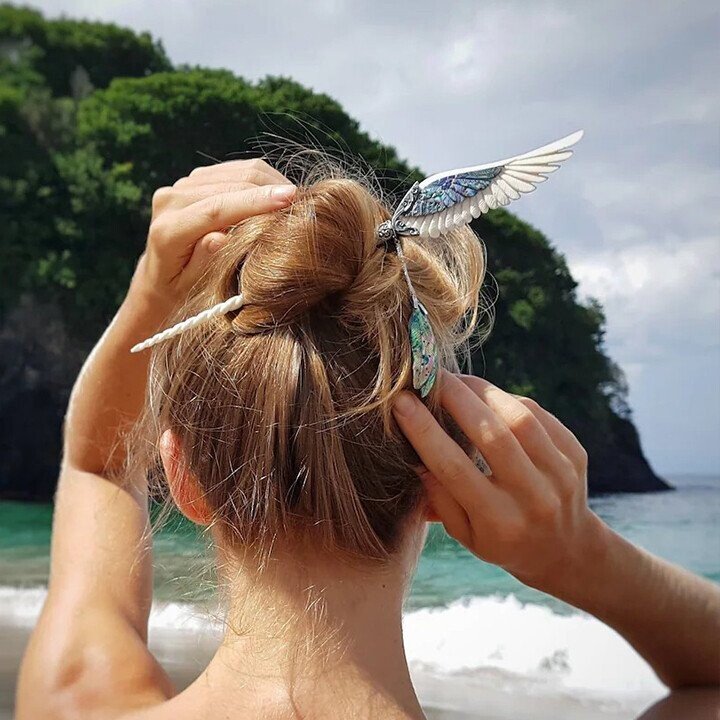 Angels Wing Unicorn Pegasus Hair Stick
