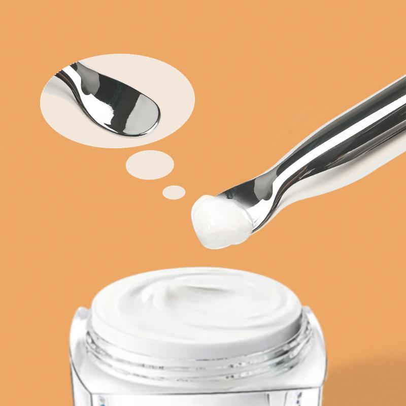 Double Ended With Digging Spoon Facial Mask Brush