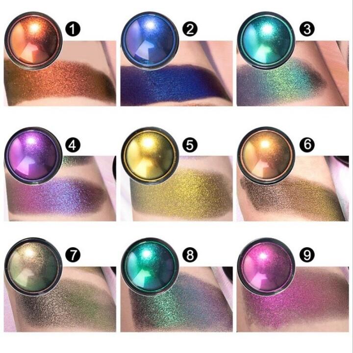 Optical Chameleon Eyeshadow Diamond Gloss Shiny High Gloss Mono Eyeshadow