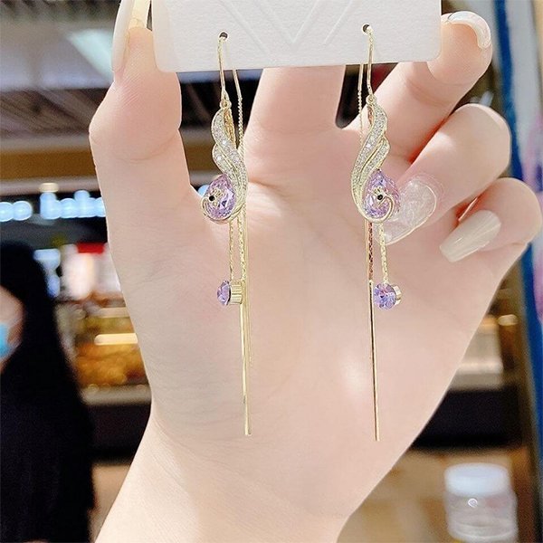 HOT SALE Beautiful peacock earrings