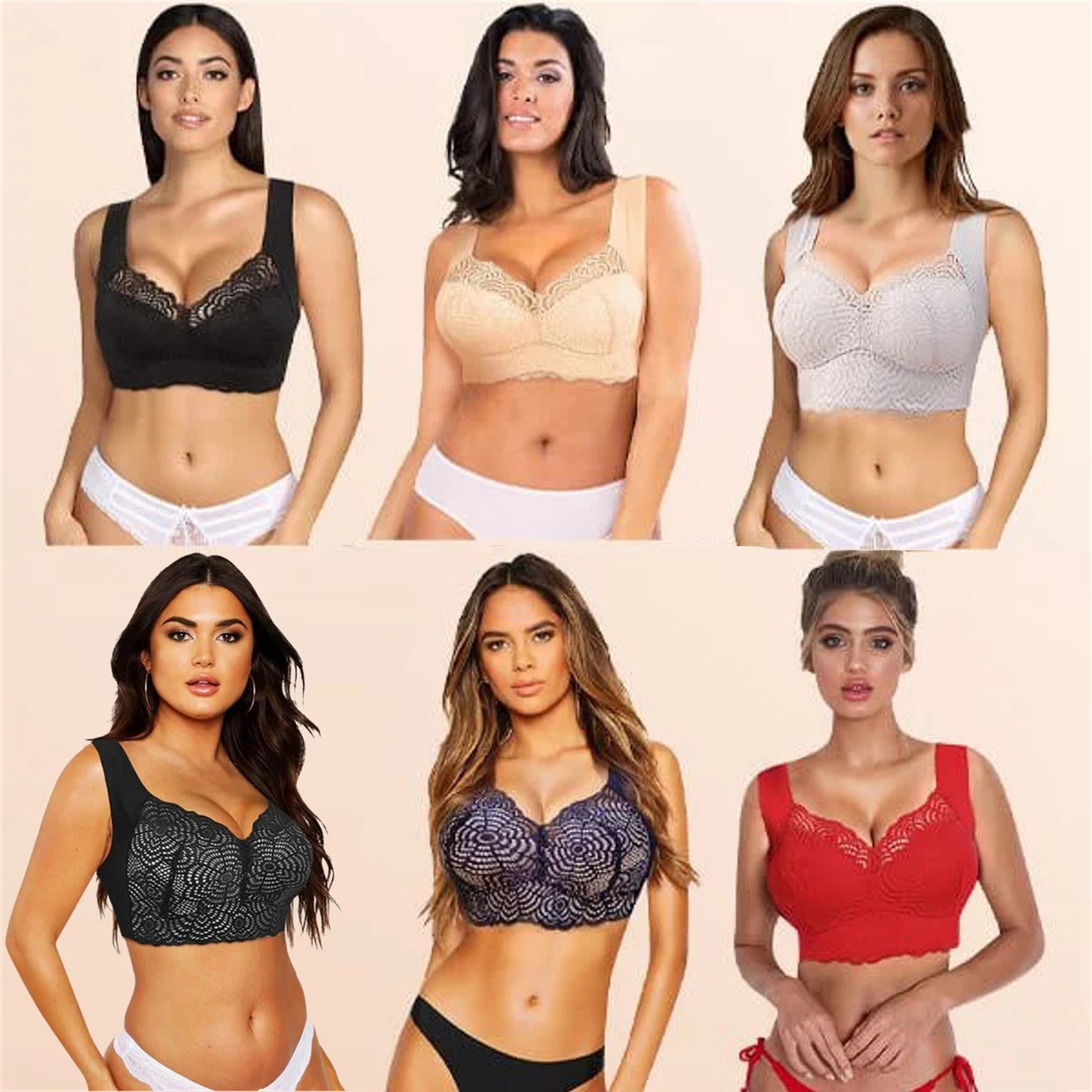 Lace Cut-Out Bra, Comfortable and Breathable Without Restraint🔥