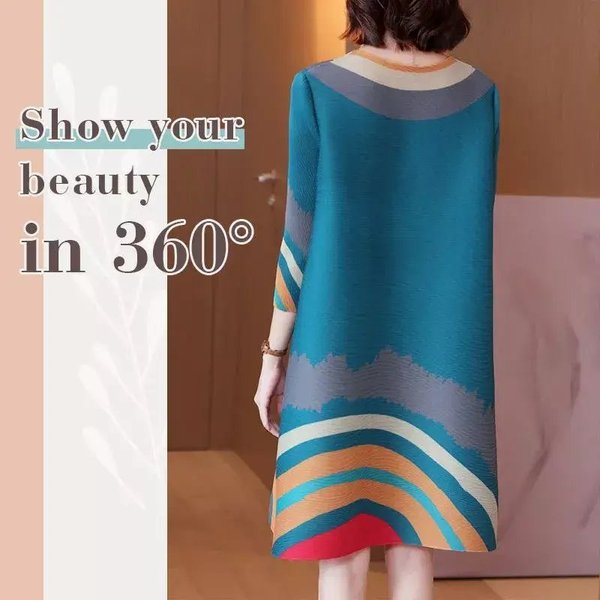 V-NECK NOBLE ELEGANT LOOSE DRESS HOT SALE