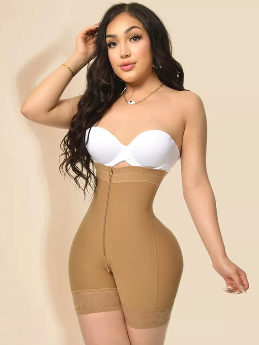 Fajas Colombianas Butt Lifter Shapewear Tummy Control Panties Crotch with Zipper Ref 1008