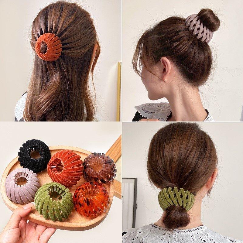 Lazy Bird s Nest Plate Hairpin