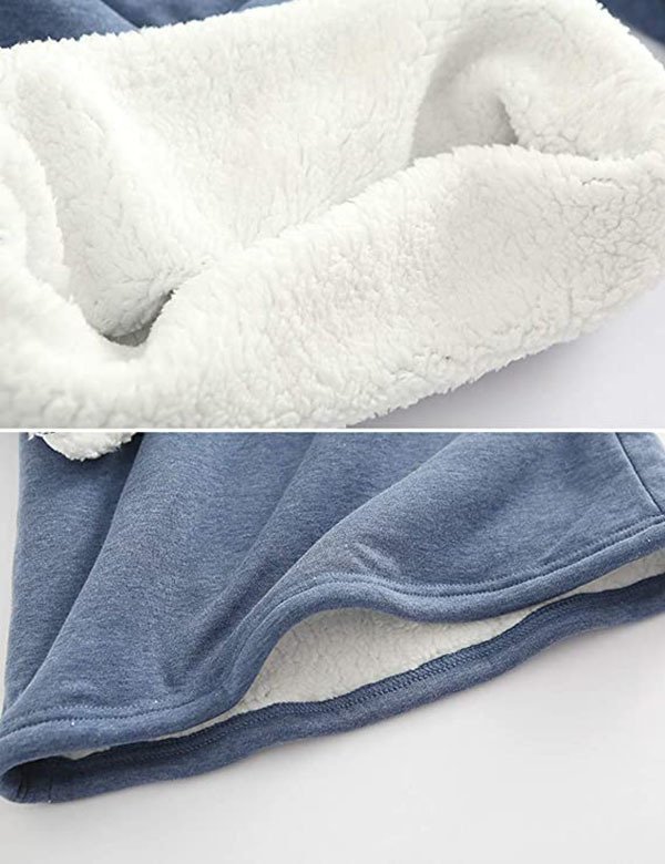 Cat paw Casual Cotton Round Neck Solid Sweatshirt