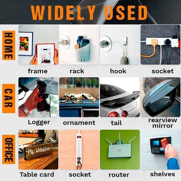 Multi functional double sided tape