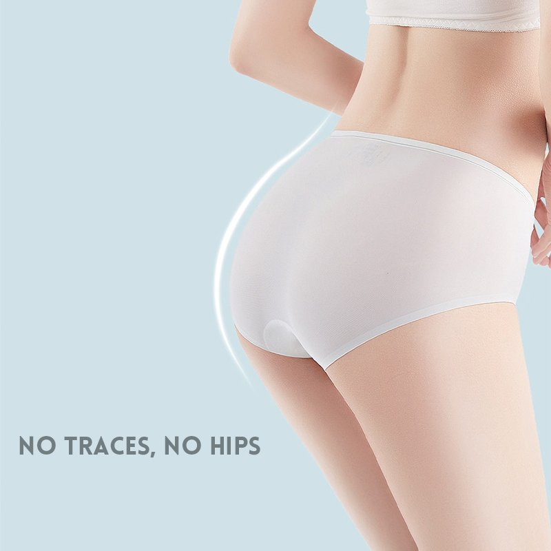 Ultra thin non marking ice silk underwear