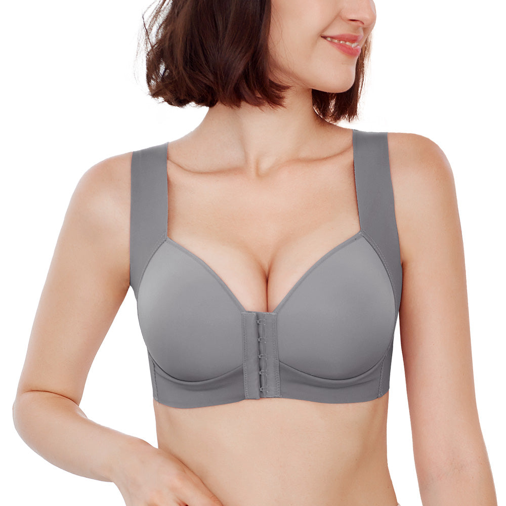 Underwear Seamless Push Up Sexy Bra Front Closure Bras Plus Size