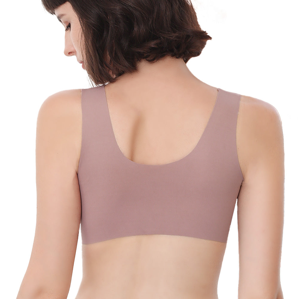 Underwear Seamless Push Up Sexy Bra Front Closure Bras Plus Size