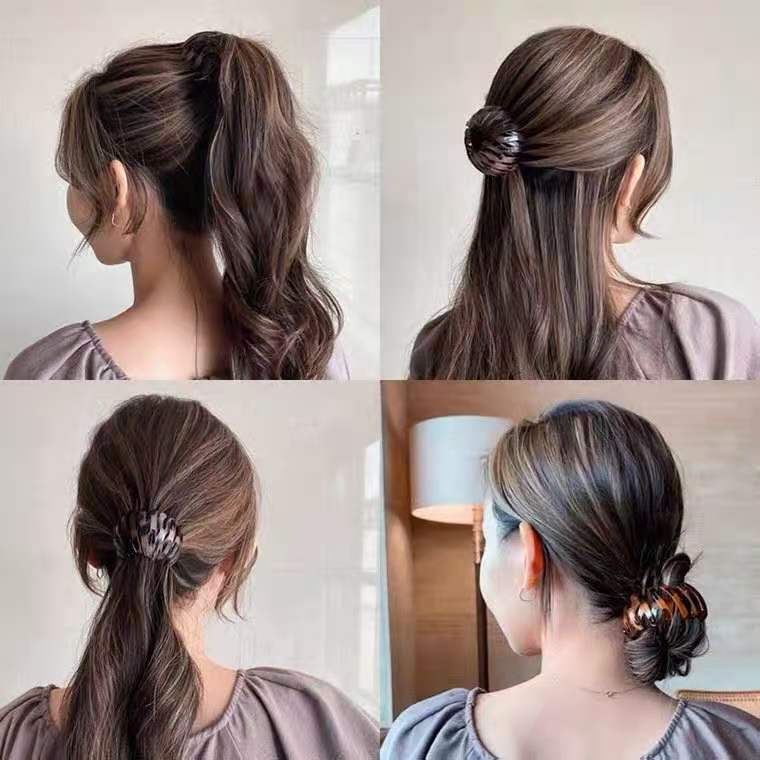 Lazy Bird s Nest Plate Hairpin