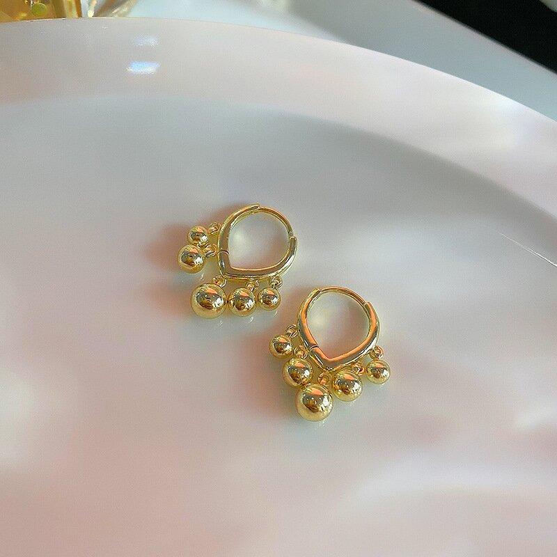 FRENCH DESIGN BALL DROP EARRINGS